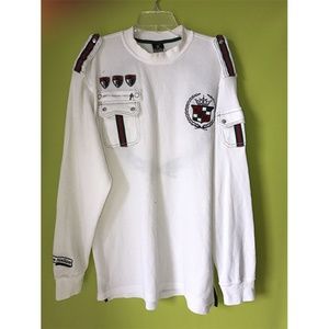 One Color One Nation White Sweater Top Sz 2XL